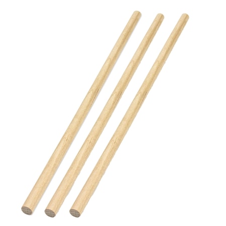 Hygloss Products Wood Dowels, 3/8in x 12in, 75PK 84382